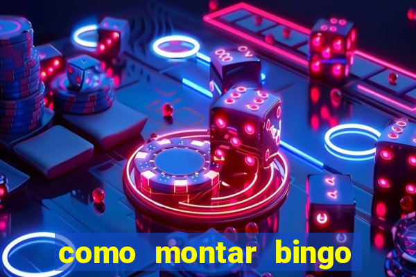 como montar bingo brinquedos toia