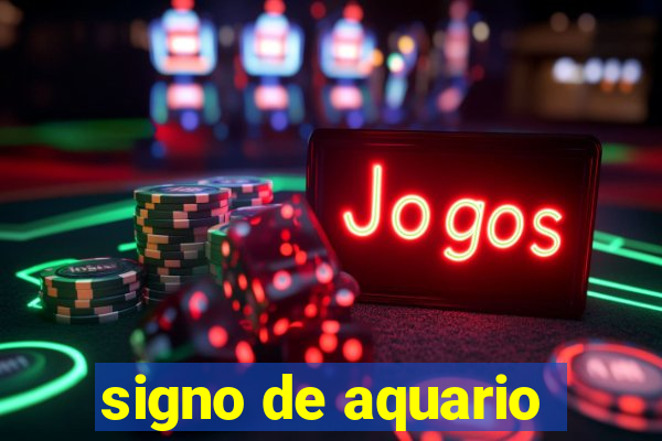 signo de aquario