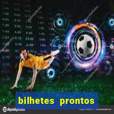 bilhetes prontos futebol para hoje