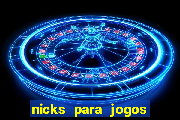 nicks para jogos de tiro