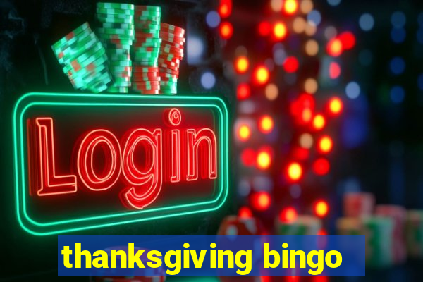 thanksgiving bingo