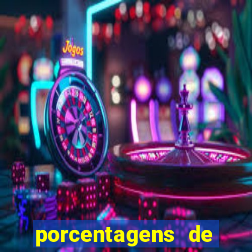 porcentagens de jogos pagantes