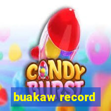 buakaw record