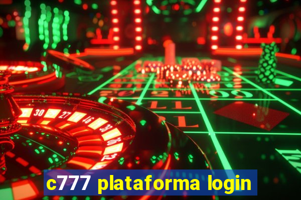 c777 plataforma login