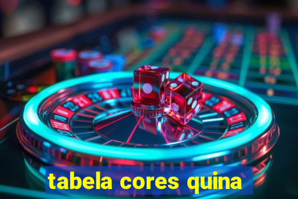 tabela cores quina