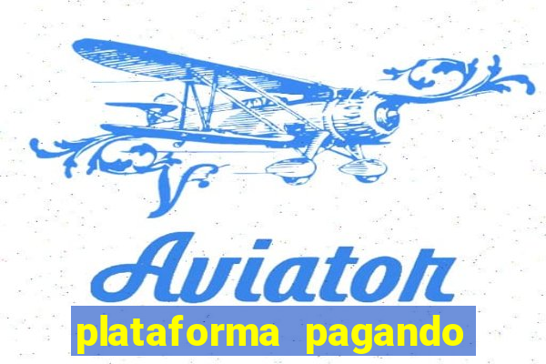 plataforma pagando no cadastro