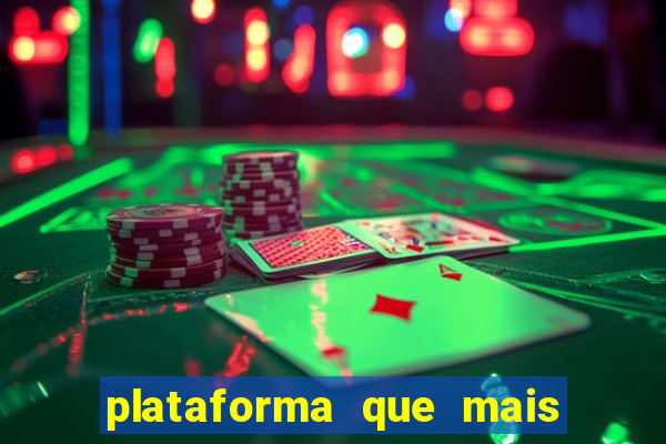 plataforma que mais paga no fortune tiger