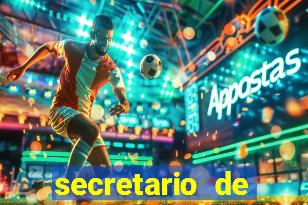 secretario de esporte salario