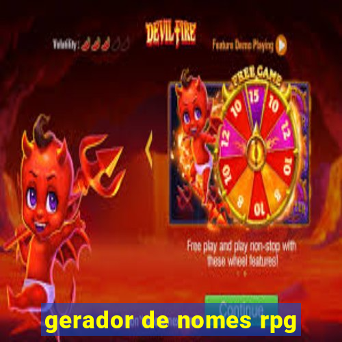 gerador de nomes rpg