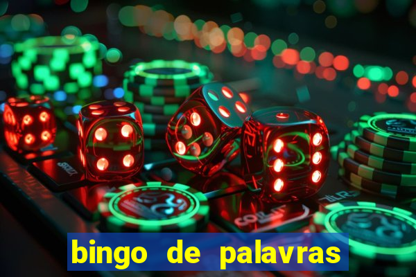 bingo de palavras de natal