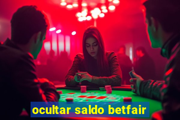 ocultar saldo betfair