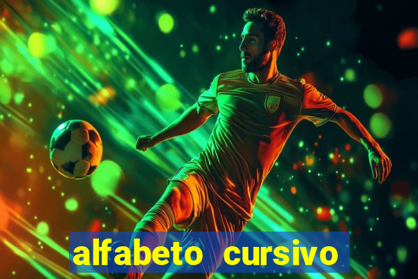 alfabeto cursivo pontilhado para imprimir pdf