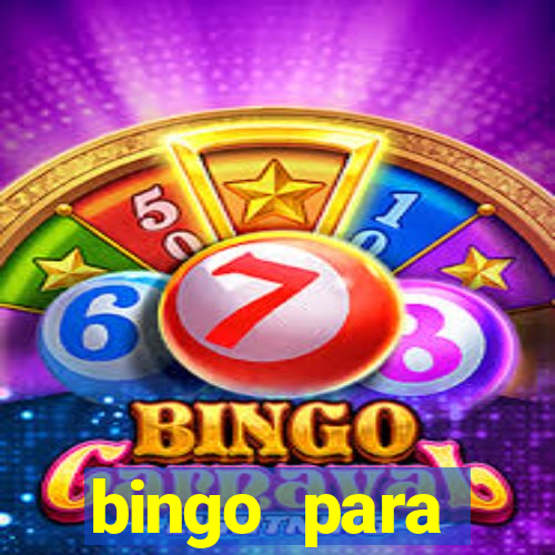 bingo para despedida de solteira para imprimir