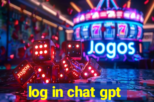 log in chat gpt